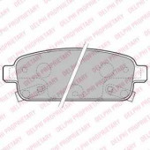 Колодки тормозные дисковые для CHEVROLET CRUZE(J300), ORLANDO(J309) / OPEL ASTRA, CASCADA(W13), MOKKA, ZAFIRA(P12) <b>DELPHI LP2167</b>