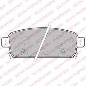 Колодки тормозные дисковые для CHEVROLET CRUZE(J300), ORLANDO(J309) / OPEL ASTRA, CASCADA(W13), MOKKA, ZAFIRA(P12) <b>DELPHI LP2167</b>