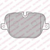 Колодки тормозные дисковые для LAND ROVER RANGE ROVER(LM,LS) <b>DELPHI LP2175</b>