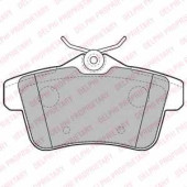 Колодки тормозные дисковые для CITROEN DS4 / PEUGEOT 3008, 5008, 508, RCZ <b>DELPHI LP2180</b>