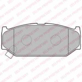 Колодки тормозные дисковые для SUZUKI SWIFT(EZ,MZ) <b>DELPHI LP2182</b>