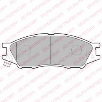 Колодки тормозные дисковые для NISSAN ALMERA(N16) <b>DELPHI LP2184</b>