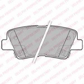 Колодки тормозные дисковые для KIA SOUL(AM) <b>DELPHI LP2195</b>