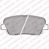 Колодки тормозные дисковые для HYUNDAI SANTA FE(CM) / KIA SORENTO(XM) <b>DELPHI LP2202</b>