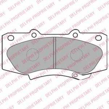 Колодки тормозные дисковые для TOYOTA HILUX(GGN#,KUN#,LAN#,TGN#) <b>DELPHI LP2244</b>