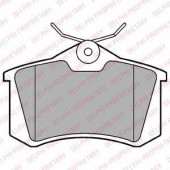 Колодки тормозные дисковые для AUDI A4, A6, A8, ALLROAD, TT / CITROEN C4, DS3 / SKODA OCTAVIA, SUPERB / VW EOS, GOLF, NEW BEETLE, PASSAT, SCIROCCO <b>DELPHI LP2254</b>