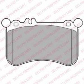 Колодки тормозные дисковые для MERCEDES CLS(C218) <b>DELPHI LP2291</b>