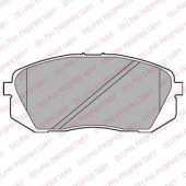 Колодки тормозные дисковые для HYUNDAI i40 CW(VF), i40(VF) <b>DELPHI LP2294</b>
