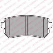 Колодки тормозные дисковые для BMW 5(E34) / HYUNDAI i20(PB,PBT), i30(FD) / KIA PICANTO(TA) <b>DELPHI LP2303</b>