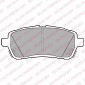 Колодки тормозные дисковые для DAIHATSU MATERIA(M4#) / FORD FIESTA / MAZDA 2(DE) / SUZUKI SWIFT(FZ,NZ) <b>DELPHI LP2306</b>