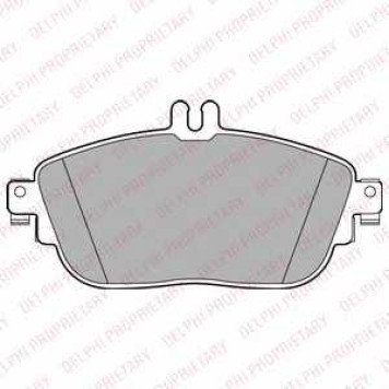 Колодки тормозные дисковые для MERCEDES A(W176), B(W242,W246), CLA(C117) <b>DELPHI LP2441</b>