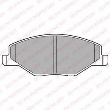 Колодки тормозные дисковые для SKODA FABIA / VW POLO(6C,6R) <b>DELPHI LP2444</b>