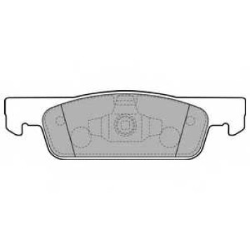 Колодки тормозные дисковые для RENAULT CLIO <b>DELPHI LP2479</b>