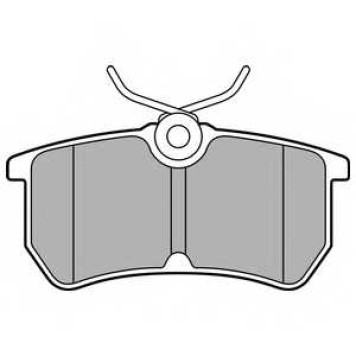 Колодки тормозные дисковые для FORD FIESTA <b>DELPHI LP2480</b>