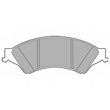 Колодки тормозные дисковые для FORD RANGER(TKE) <b>DELPHI LP2484</b>
