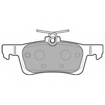 Колодки тормозные дисковые для PEUGEOT 308 <b>DELPHI LP2503</b>