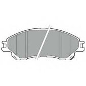 Колодки тормозные дисковые для SUZUKI SX4 S-Cross <b>DELPHI LP2664</b>