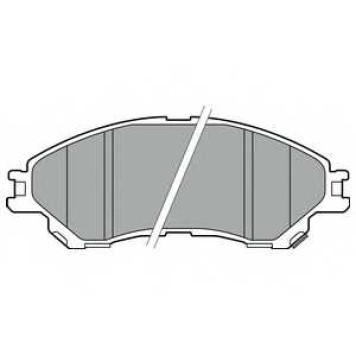 Колодки тормозные дисковые для SUZUKI SX4 S-Cross <b>DELPHI LP2664</b>