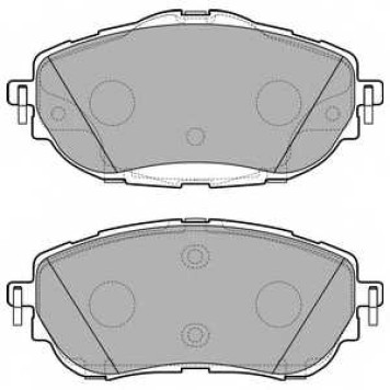 Колодки тормозные дисковые для TOYOTA AURIS(NZE18#,ZRE18#,ZWE18#) <b>DELPHI LP2691</b>