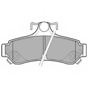 Колодки тормозные дисковые <b>DELPHI LP2700</b>