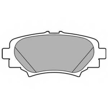 Колодки тормозные дисковые для MAZDA 3(BM) <b>DELPHI LP2702</b>