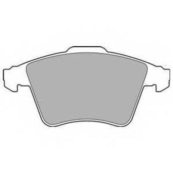 Колодки тормозные дисковые для VW TOUAREG(7L6,7L7,7LA) <b>DELPHI LP3142</b>