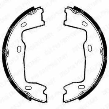 Комплект колодок стояночной тормозной системы DELPHI LS1381