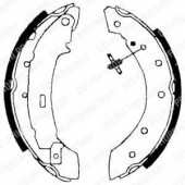 DELPHI LS1717 - колодки тормозные барабанные, задние