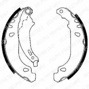 Комплект тормозных колодок для RENAULT CLIO(BB0/1/2#, CB0/1/2#, SB0/1/2#), LOGAN(KS#, LS#), SANDERO/STEPWAY, THALIA(LB0/1/2#) <b>DELPHI LS1844</b>