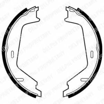 Комплект колодок стояночной тормозной системы DELPHI LS1884