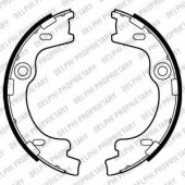 Комплект колодок стояночной тормозной системы DELPHI LS2012