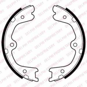Комплект колодок стояночной тормозной системы DELPHI LS2032