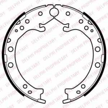 Комплект колодок стояночной тормозной системы DELPHI LS2034