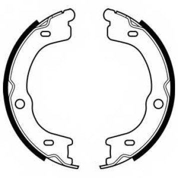 Комплект колодок стояночной тормозной системы DELPHI LS2048