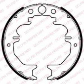 Комплект колодок стояночной тормозной системы DELPHI LS2053