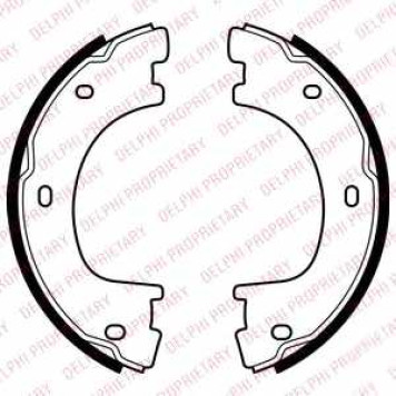 Комплект колодок стояночной тормозной системы DELPHI LS2054
