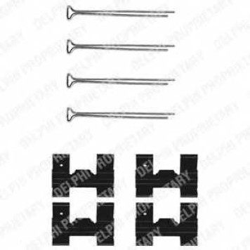 Комплектующие колодок дискового тормоза DELPHI LX0023