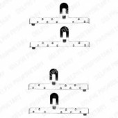 Комплектующие колодок дискового тормоза DELPHI LX0071