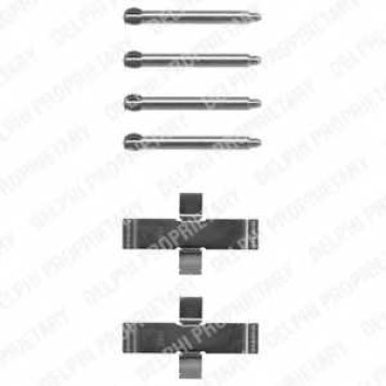 Комплектующие колодок дискового тормоза DELPHI LX0093