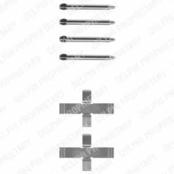 Комплектующие колодок дискового тормоза DELPHI LX0094