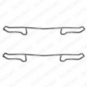 Комплектующие колодок дискового тормоза DELPHI LX0108