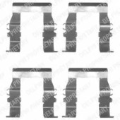 Комплектующие колодок дискового тормоза DELPHI LX0171