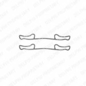 Комплектующие колодок дискового тормоза DELPHI LX0294