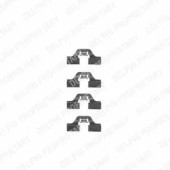Комплектующие колодок дискового тормоза DELPHI LX0307