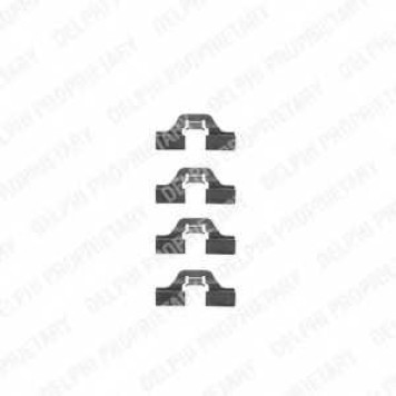 Комплектующие колодок дискового тормоза DELPHI LX0307