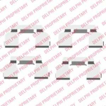 Комплектующие колодок дискового тормоза DELPHI LX0410