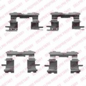 Комплектующие колодок дискового тормоза DELPHI LX0447
