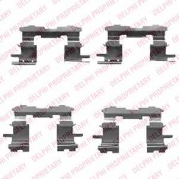 Комплектующие колодок дискового тормоза DELPHI LX0447