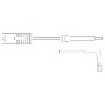 Контрольный контакт износа тормозных колодок DELPHI LZ0137