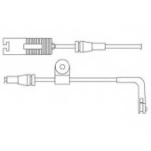 Контрольный контакт износа тормозных колодок DELPHI LZ0168